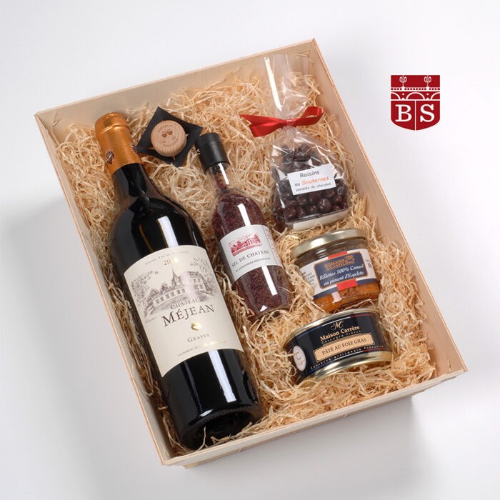 Coffret Cadeau vin "Dégustation Graves avec Château Méjean"