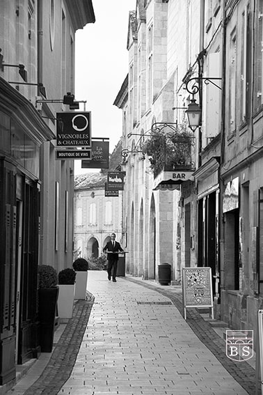 Photographie noir et blanc Saint-Emilion